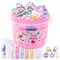Pink Clear Slime Bucket, Slime Party Favors for Kids, Glimmer Crunchy Slime Includes 9 Packs of Slime Add-ins, Stress Relief Slime Kit for Girls and Boys Ages 8-12